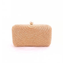A Clutch Story Gold Beaded Handembroidered Clutch