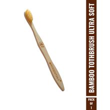 OROSSENTIALS Oral Care Bamboo Toothbrush with Ultra Soft Bristle