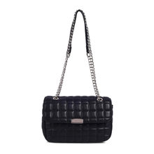 Lino Perros Womens Quilted Black Hand Bag