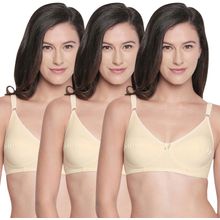 Bodycare B, C & D Cup Perfect Coverage Bra-Pack Of 3 - Nude
