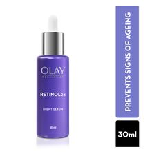 Olay Retinol 24 Anti Ageing Night Serum For Youthful Looking Skin, No Irritation, Fragrance Free