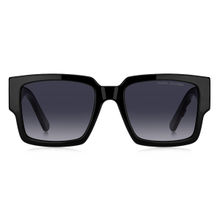 Marc Jacobs Unisex Dark Grey Shaded Lens Black Grey Square Sunglasses with UV Protection (54)