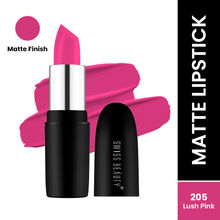 Swiss Beauty Pure Matte Lipstick , Non-Drying, Smooth Glide, Long Lasting - 205 Lush Pink