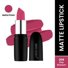 Swiss Beauty Pure Matte Lipstick , Non-Drying, Smooth Glide, Long Lasting - 209 Pink Blossom