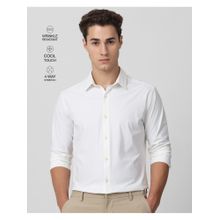 Mufti Rich White Solid Shirt