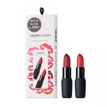 Faces Canada Truly Matte Gift Box Combo Maroon Love + Pink Sugar