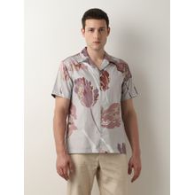 Selected Multicolor Floral Short Sleeves Shirt