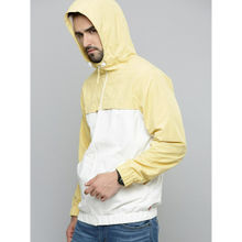 Levi's Men Hooded Sporty Yellow Jacket