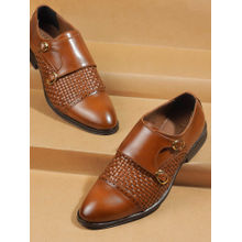 Metro Men Tan Monk Straps