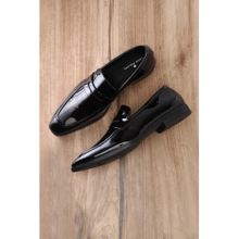 Louis Philippe Men Black Loafers