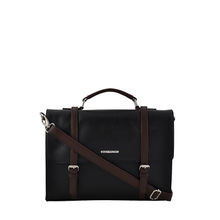 Bagsy Malone Double Color Unisex Rust Leather Laptop Bag