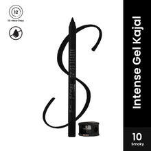 Swiss Beauty Intense Gel Kajal 12-Hour Stay Smudge-Proof with Sharpener