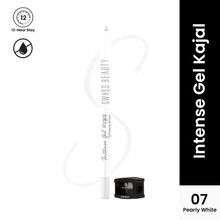 Swiss Beauty Intense Gel Kajal 12-Hour Stay Smudge-Proof with Sharpener
