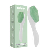 Feel Good Club Manual Face Scrubber Soft Silicone Cleansing Brush For Gentle Skin Exfoliation