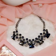 Ishhaara Blue Blue Crystal Necklace