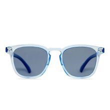 Enrico Blue Polycarbonate Wayfarer Amanzi Unisex Sunglasses