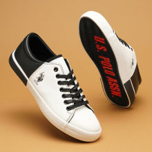 U.S.Polo Assn. White Solid Sneakers