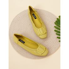 Sherrif Shoes Womens Yellow Color Ballerinas