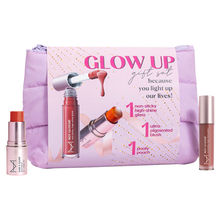 House of Makeup Glow Up Gift Set (Blush + Gloss + Pouch) - For Fair Skin Tone