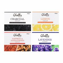 Globus Naturals Refreshing Soaps Pack Of 4 (100gm. Each) (Pack Of 4)