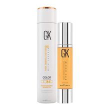 GK Hair Moisturizing Shampoo + Serum, With Intense Nourishment And Softening