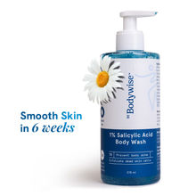 Be Bodywise 1% Salicylic Acid Body Wash, Treats Body Acne & Strawberry Skin - Exfoliating Shower Gel