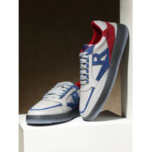 Rare Rabbit Amur White Genuine Leather Sneaker