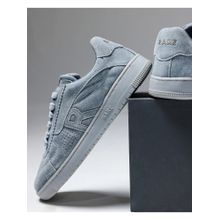 Rare Rabbit Ragno Blue Genuine Leather Sneaker