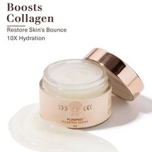 BiE Plumped! Plumping Serum with Collagen, Stem Cells & Geranium Oil for Hydrated & Smooth Skin