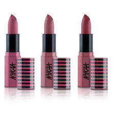 Nykaa Cosmetics So Creme Lipsticks - Pack Of 3