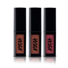 Nykaa Cosmetics Matte To Last Liquid Lipsticks - Pack Of 3