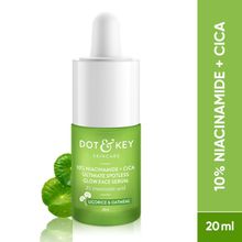 Dot & Key 10% Niacinamide + Cica Face Serum For Oily, Acne Prone Skin & Dark Spots Reduction