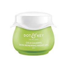 Dot & Key CICA & Niacinamide Calming Renewing Night Gel Cream For Oily, Acne Prone Skin
