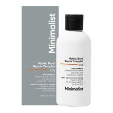Minimalist Maleic Bond Repair Complex Hair Treatment Shampoo For Colored/Heat Damaged & Frizzy Hair