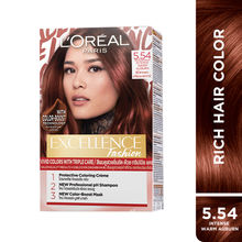 L'Oreal Paris Excellence Fashion Hair Color - Shade 5.54 Intense Warm Auburn