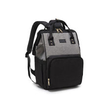 Motherly Crown Melange Fabric Diaper Bag for Mothers for Travel