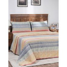 Maspar Hues Indigenous Artisan Eclectic Blend Printed Single Bed Sheet with Pillow Cover