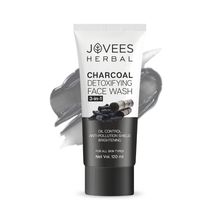 Jovees Activated Charcoal Detoxifying Face Wash Smooth & Supple Skin