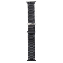 Pipa Bella by Nykaa Fashion Classic Solid Black Chain Apple Watch Strap