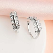 Zavya Leafy Silver Adjustable 925 Silver Toe Ring