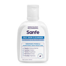 Sanfe Oily Skin Cleanser | For skin repair, dryness, tighter skin - For Oily, Acne Prone Skin, 100ml