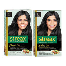 Streax Hair Colour - Black Brown 2 Pack Of 2