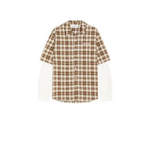 House of Sunny Double Layered Button Down Shirt