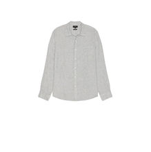 Vince Houndstooth Seperate Placket Long Sleeve Shirt