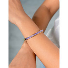 Johori Purple Brass Stones Bracelet