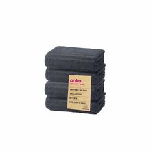 Anko Australia 100% Cotton Grey Face Towel 700 GSM (Pack of 4)