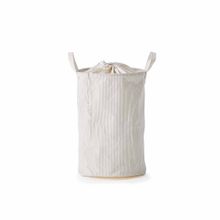 Anko Foldable & Collapsible Linen Look Laundry Basket With Drawstring Closure