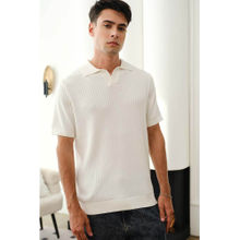 Bonkers Corner Ivory Knit Polo T-shirt