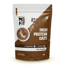 MuscleBlaze Protein Oats With Added Probiotics, For Weight Management - Dark Chocolate