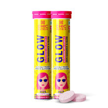 Chicnutrix Glow - Glutathione & Vitamin C - Skin Radiance & Glow - Strawberry Lemon - Pack of 2